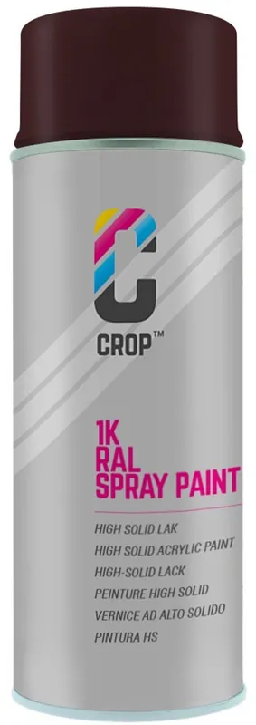 CROP RAL 3007 Hoogglans Zwartrood spuitbus 400ml Weekendaanbieding